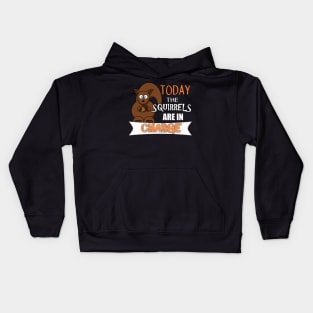 The ADHD Squirrel - The Squirrels Are in Charge Kids Hoodie